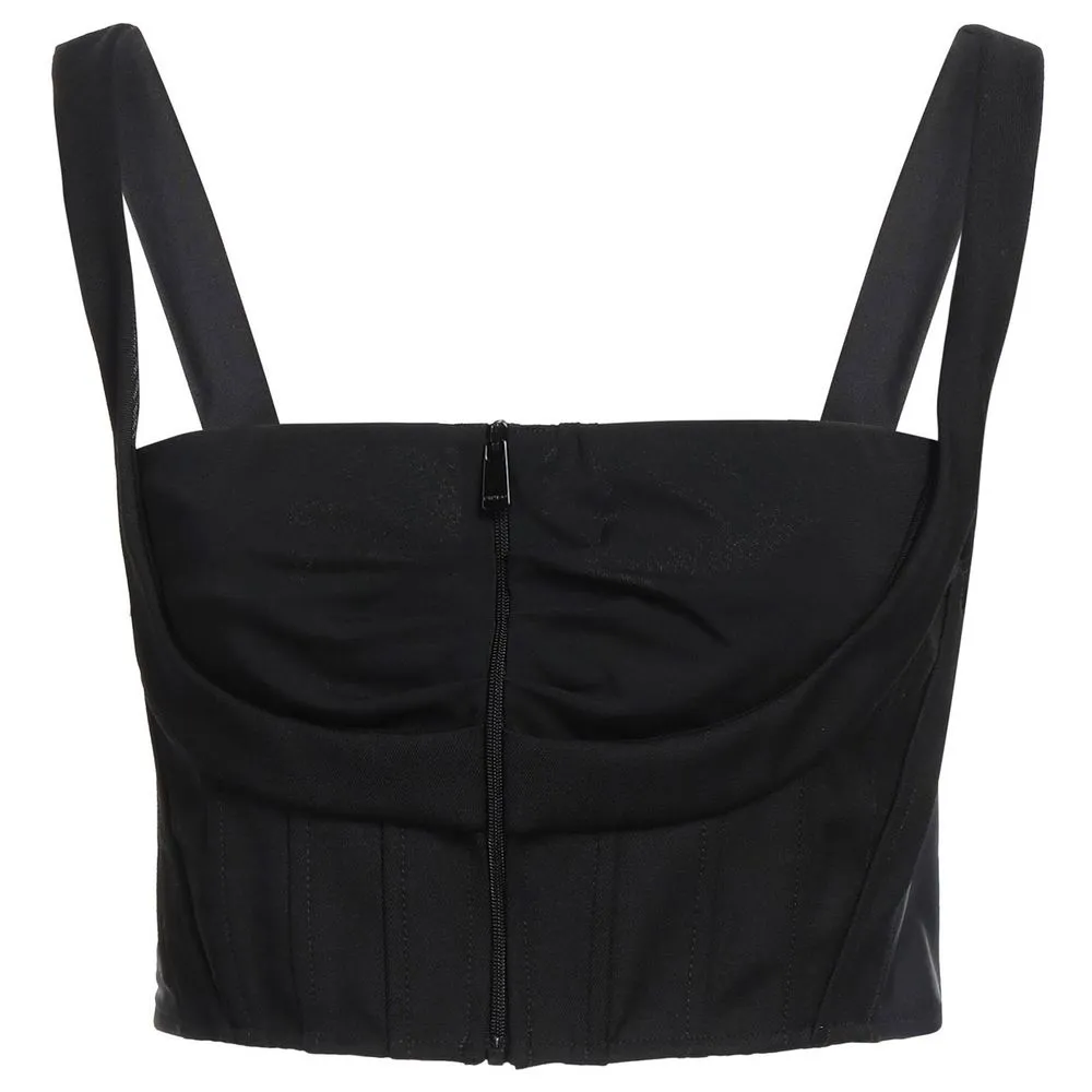 PINKO Women's Black Wool Tops & T-Shirt