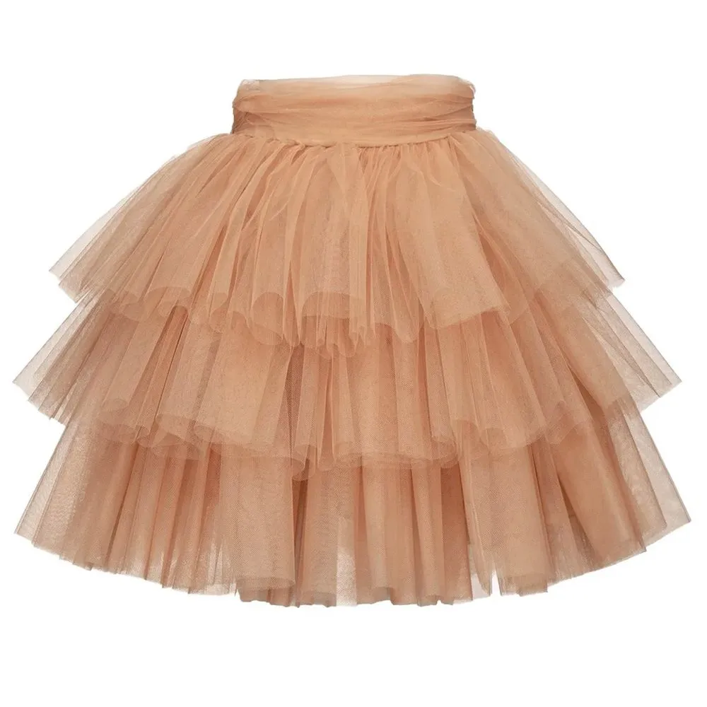 PINKO Women's Pink Nylon Skirt