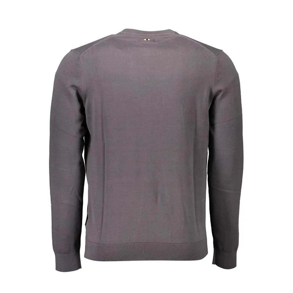 Napapijri Men's Gray Cotton Sweater