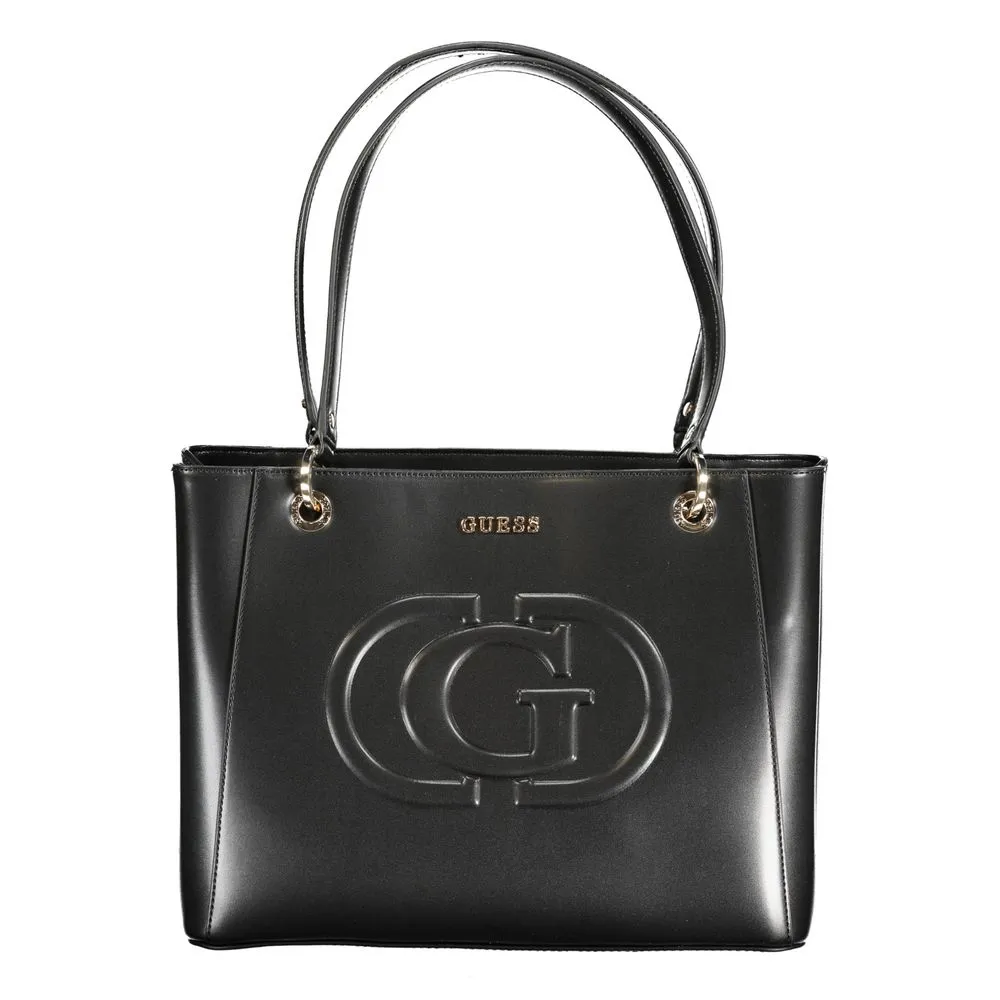 Guess Jeans Women's Black Polyethylene Handbag