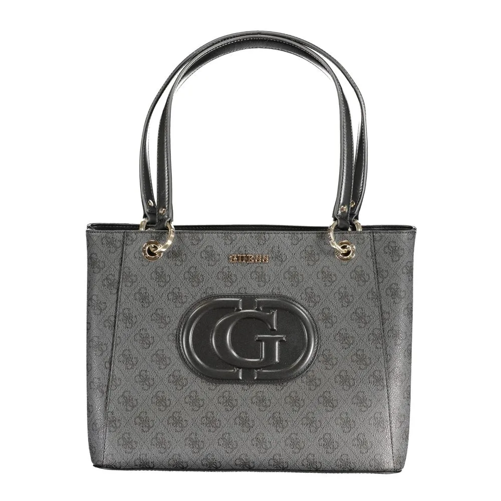 Guess Jeans Women's Gray Polyethylene Handbag