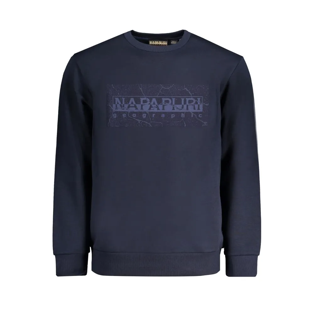 Napapijri Men's Blue Cotton Sweater