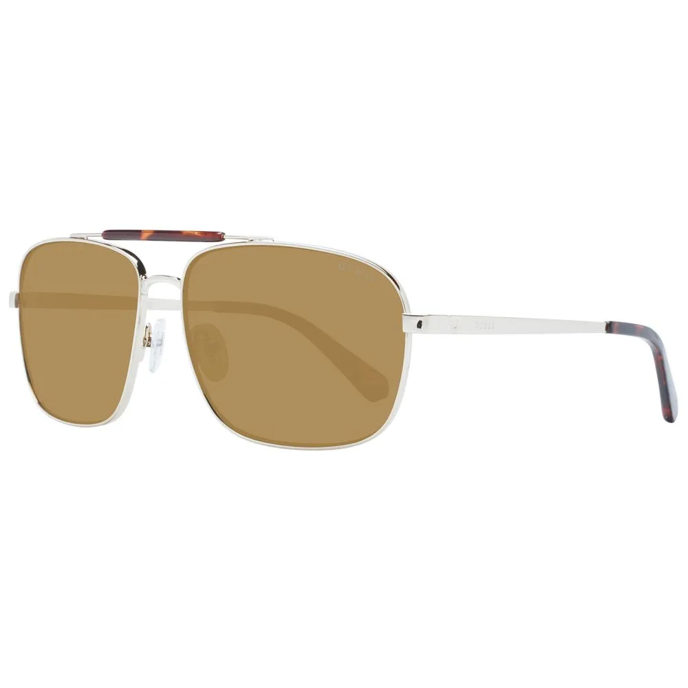 Guess Unisex Gold Unisex Sunglasses