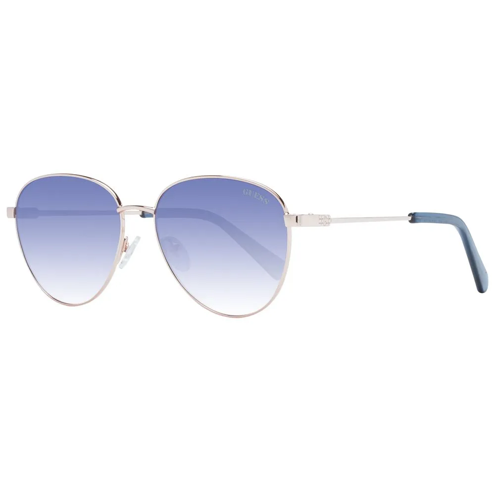 Guess Unisex Rose Gold Unisex Sunglasses