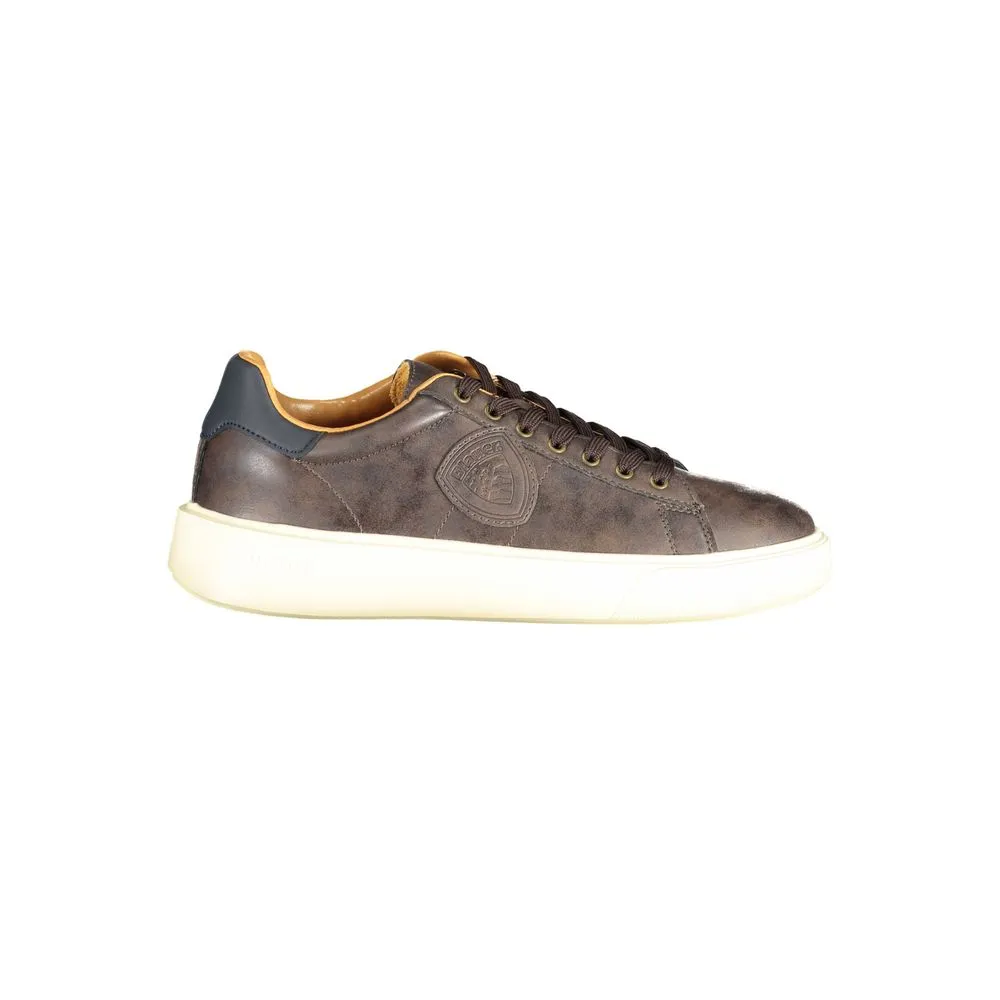 Blauer Men's Brown Polyester Sneaker