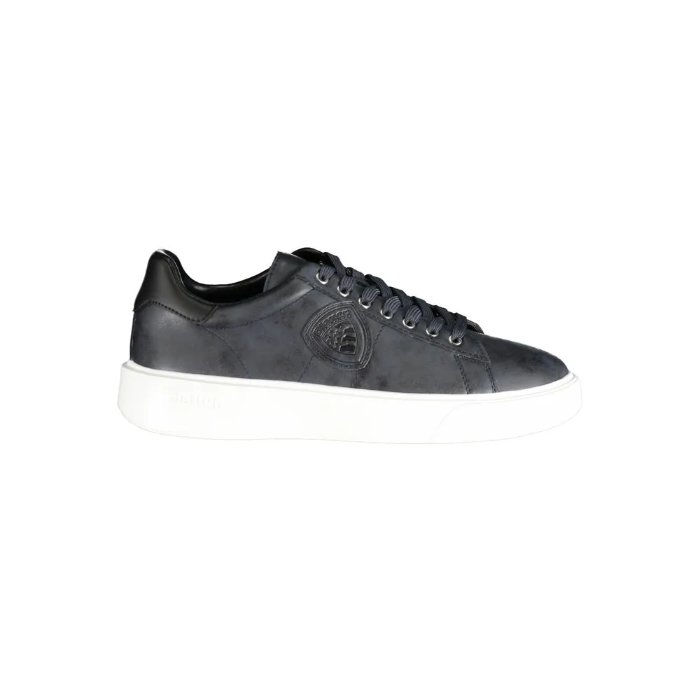 Blauer Men's Blue Polyester Sneaker