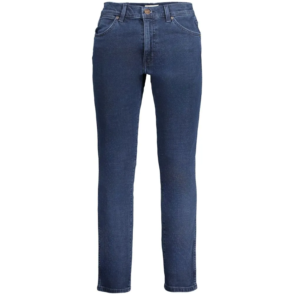 Wrangler Men's Blue Cotton Jeans & Pant