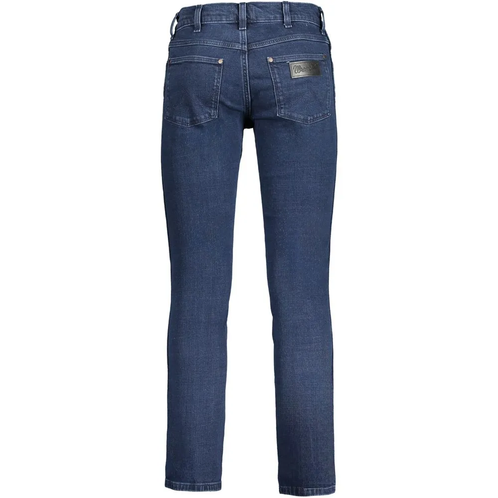 Wrangler Men's Blue Cotton Jeans & Pant