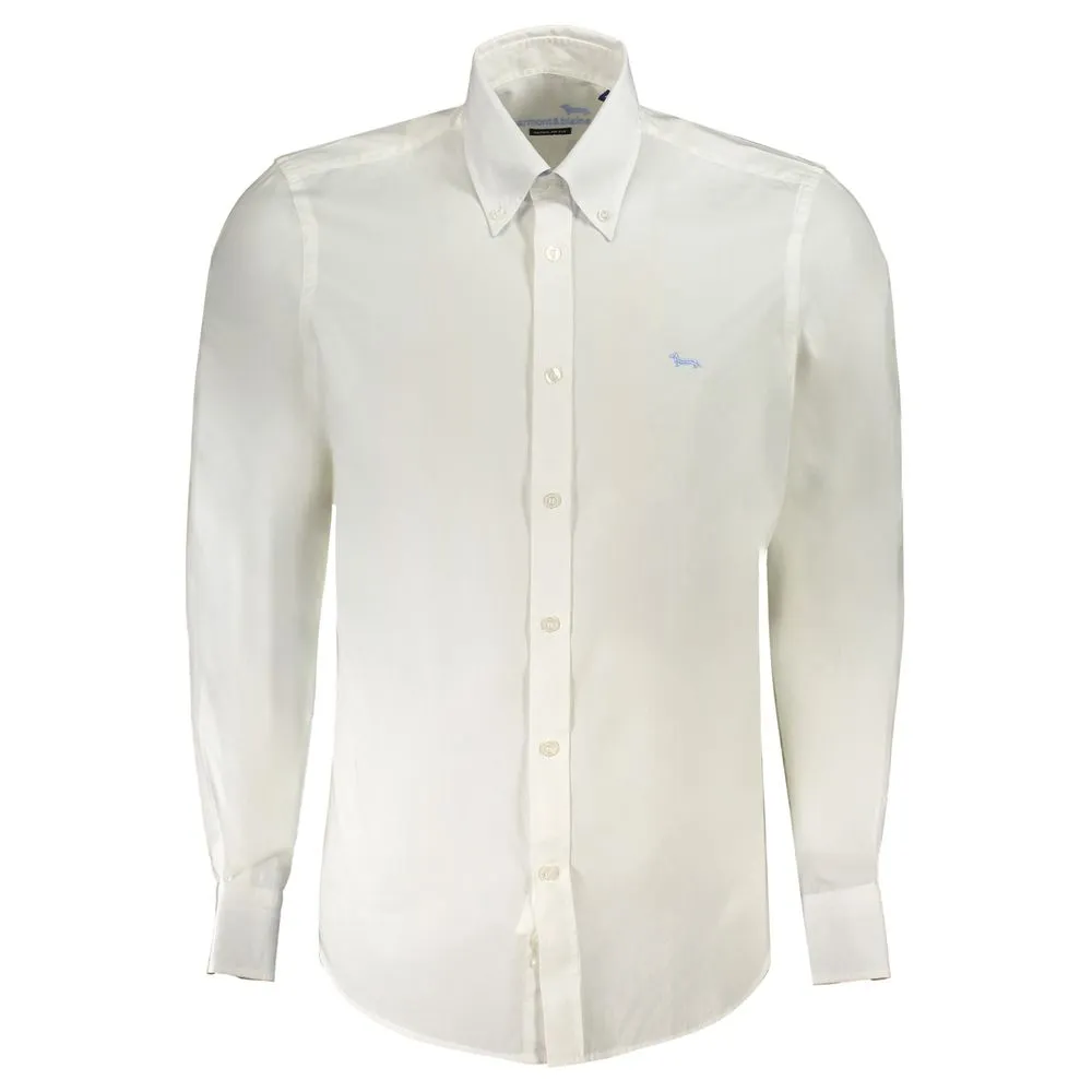 Harmont & Blaine Men's White Cotton Shirt