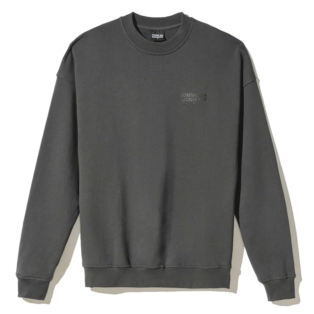 Comme Des Fuckdown Men's Gray Cotton Sweater
