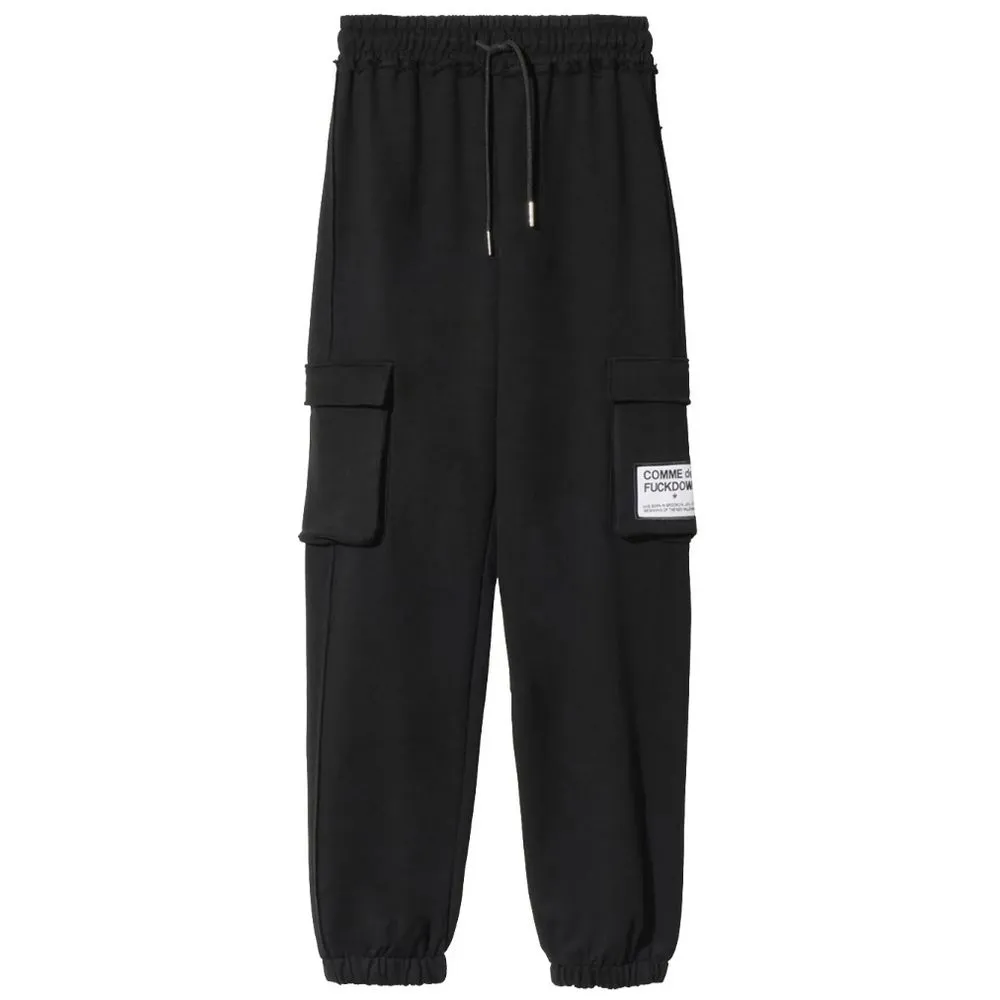 Comme Des Fuckdown Men's Black Cotton Jeans & Pant