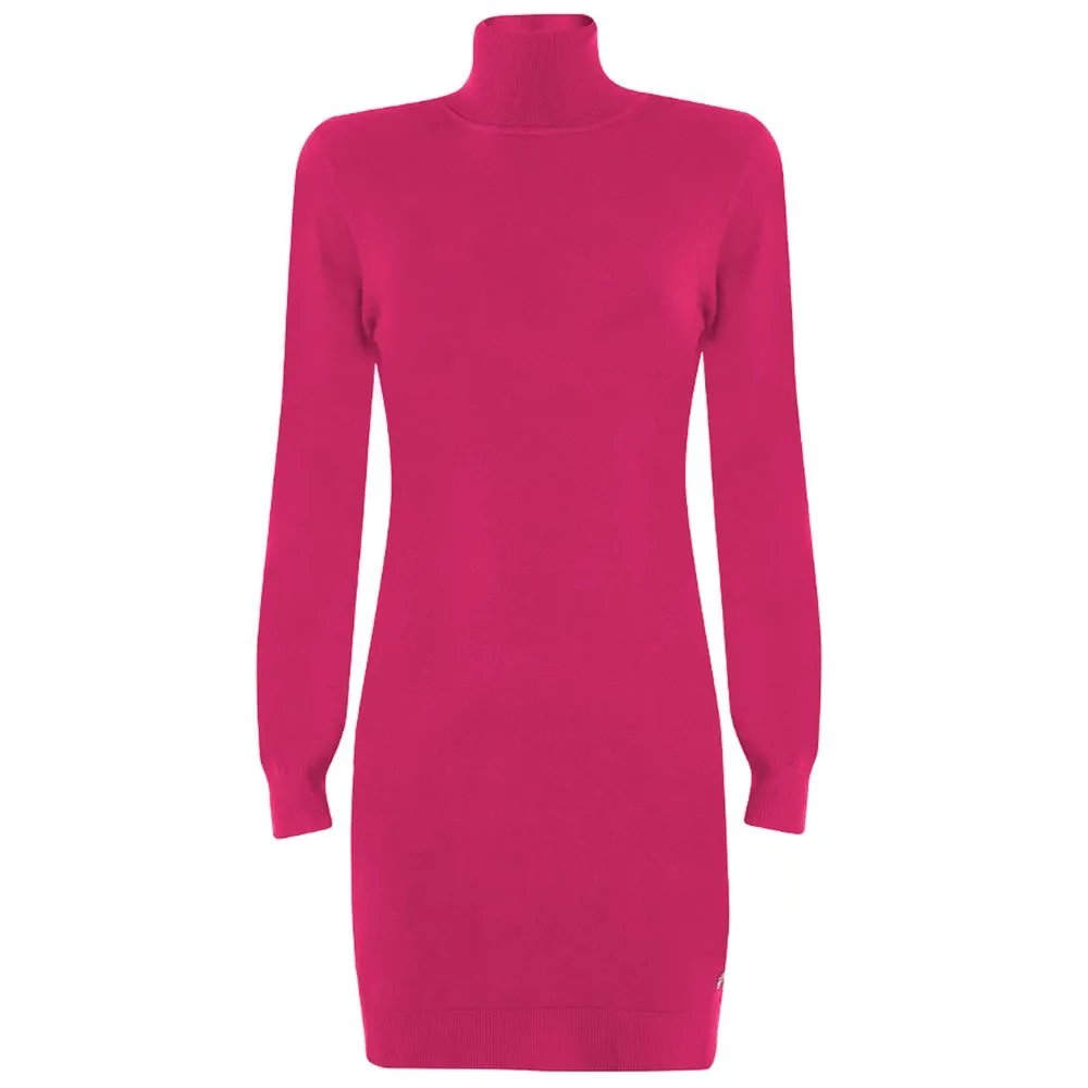 Yes Zee Women's Fuchsia Viscose Dress
