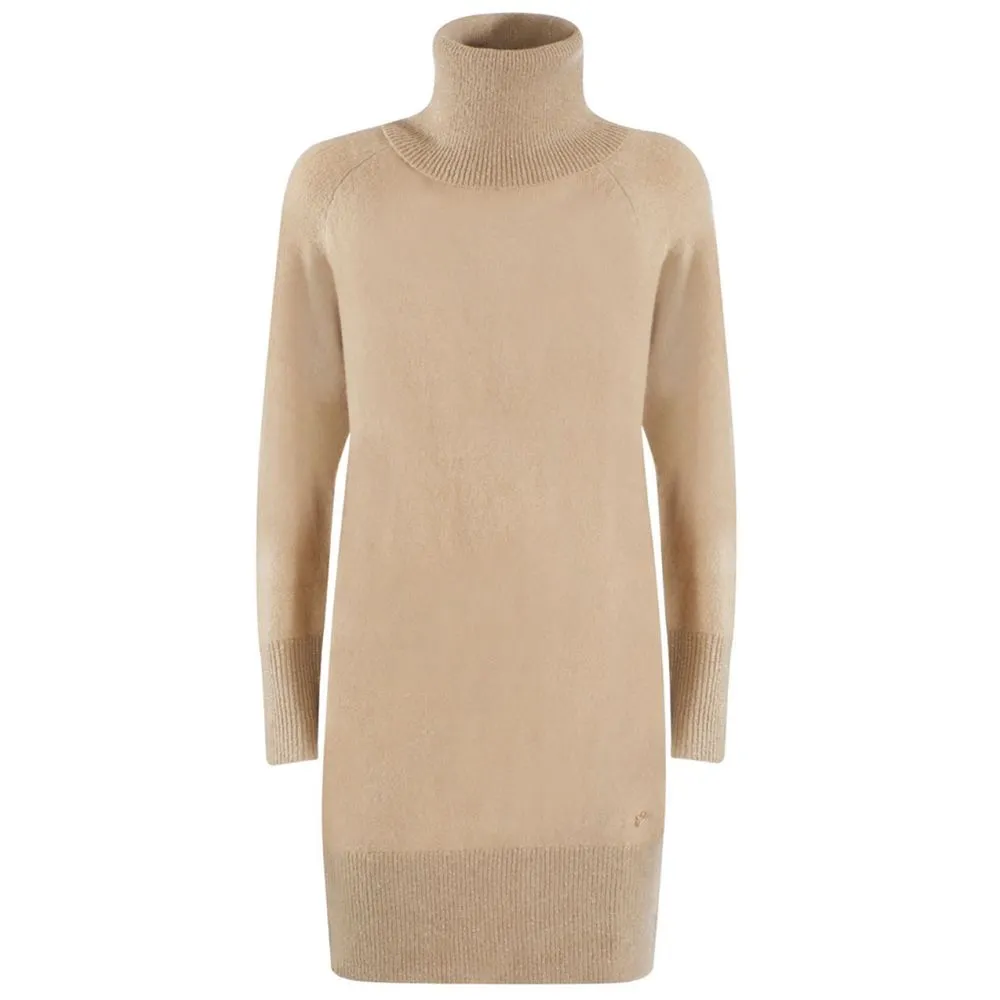 Yes Zee Women's Beige Viscose Dress