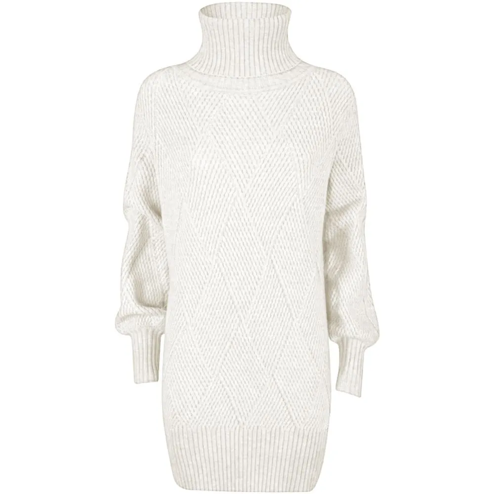 Yes Zee Women's White Acrylic Dress