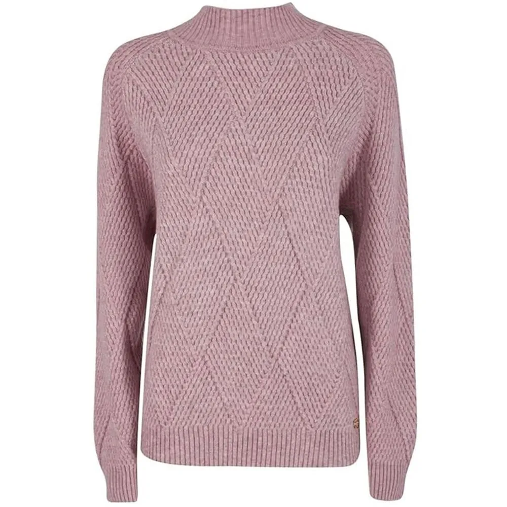Yes Zee Women's Pink Acrylic Sweater