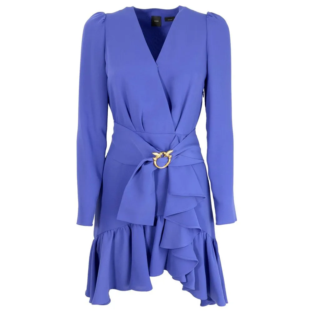 PINKO Women's Blue Polyester Dress