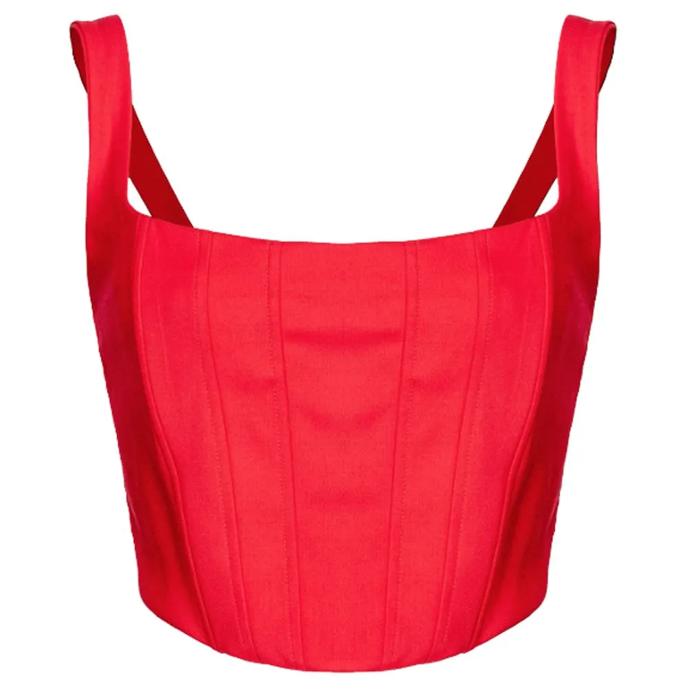 PINKO Women's Red Polyester Tops & T-Shirt