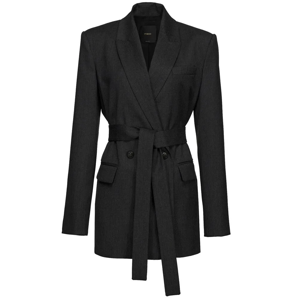PINKO Women's Black Polyester Suits & Blazer