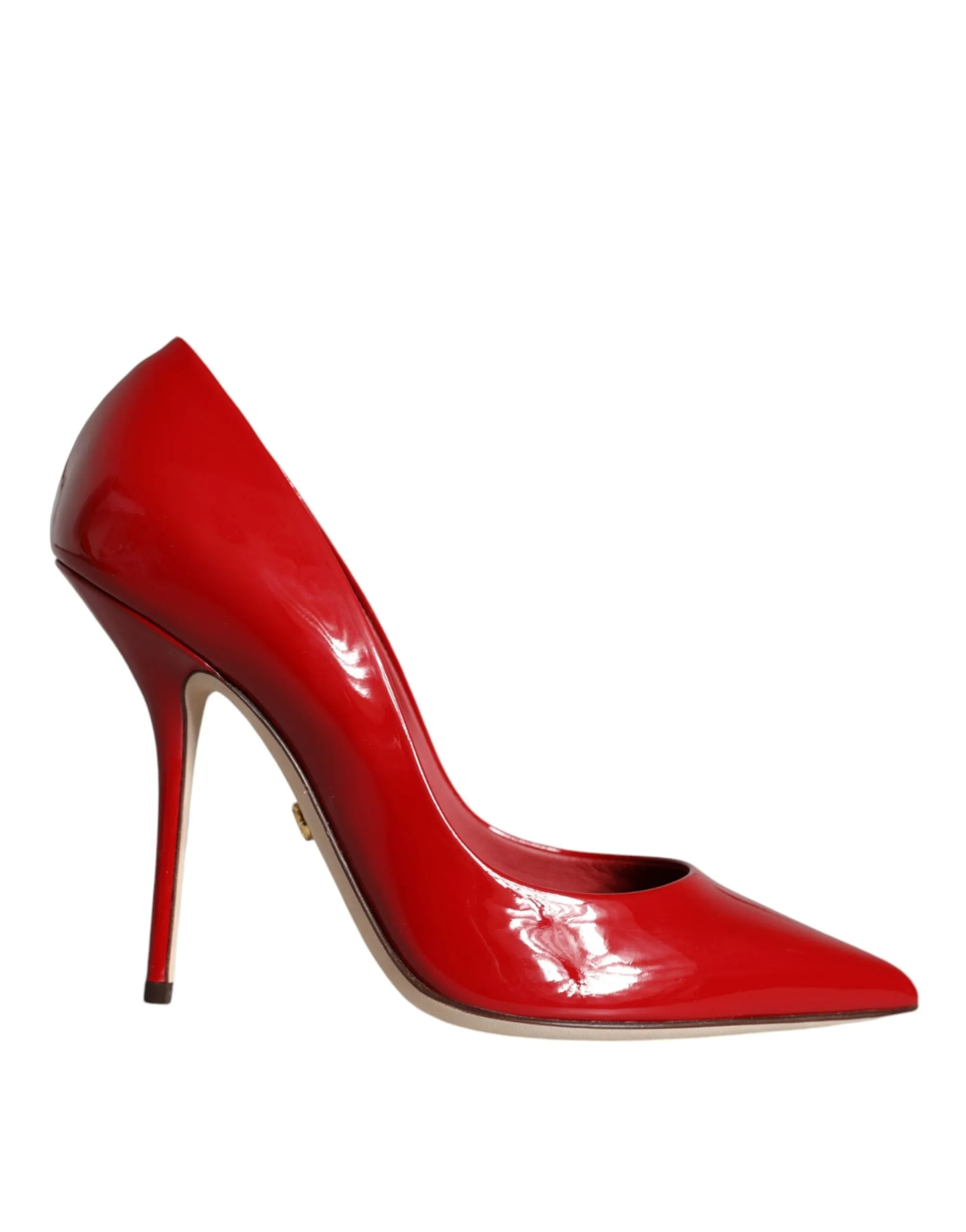 Dolce & Gabbana Women's Red Patent Leather High Heels Pumps Shoes