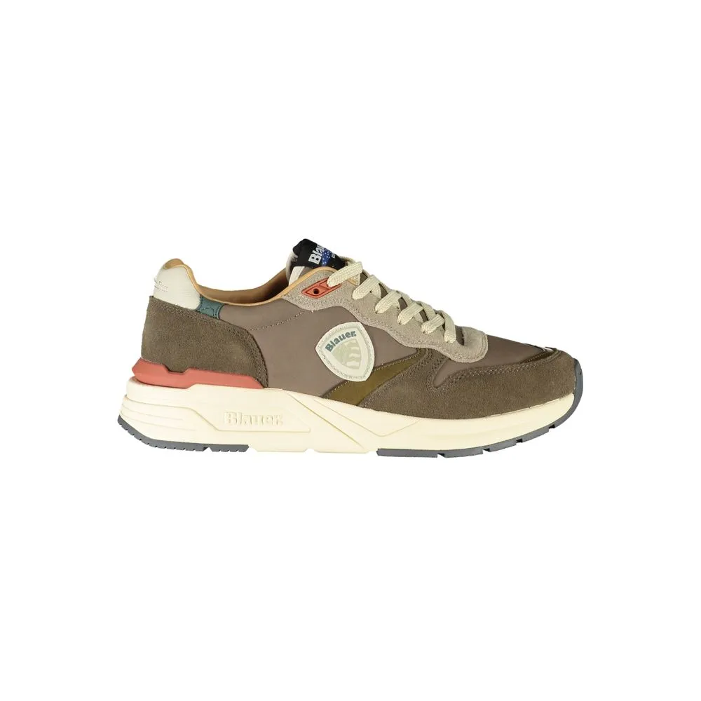 Blauer Men's Brown Polyester Sneaker