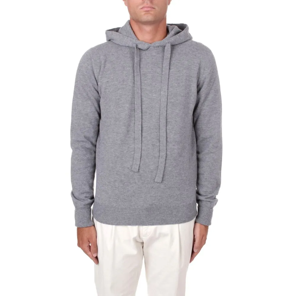 Alpha Studio Men's Gray Wool Vergine Sweater