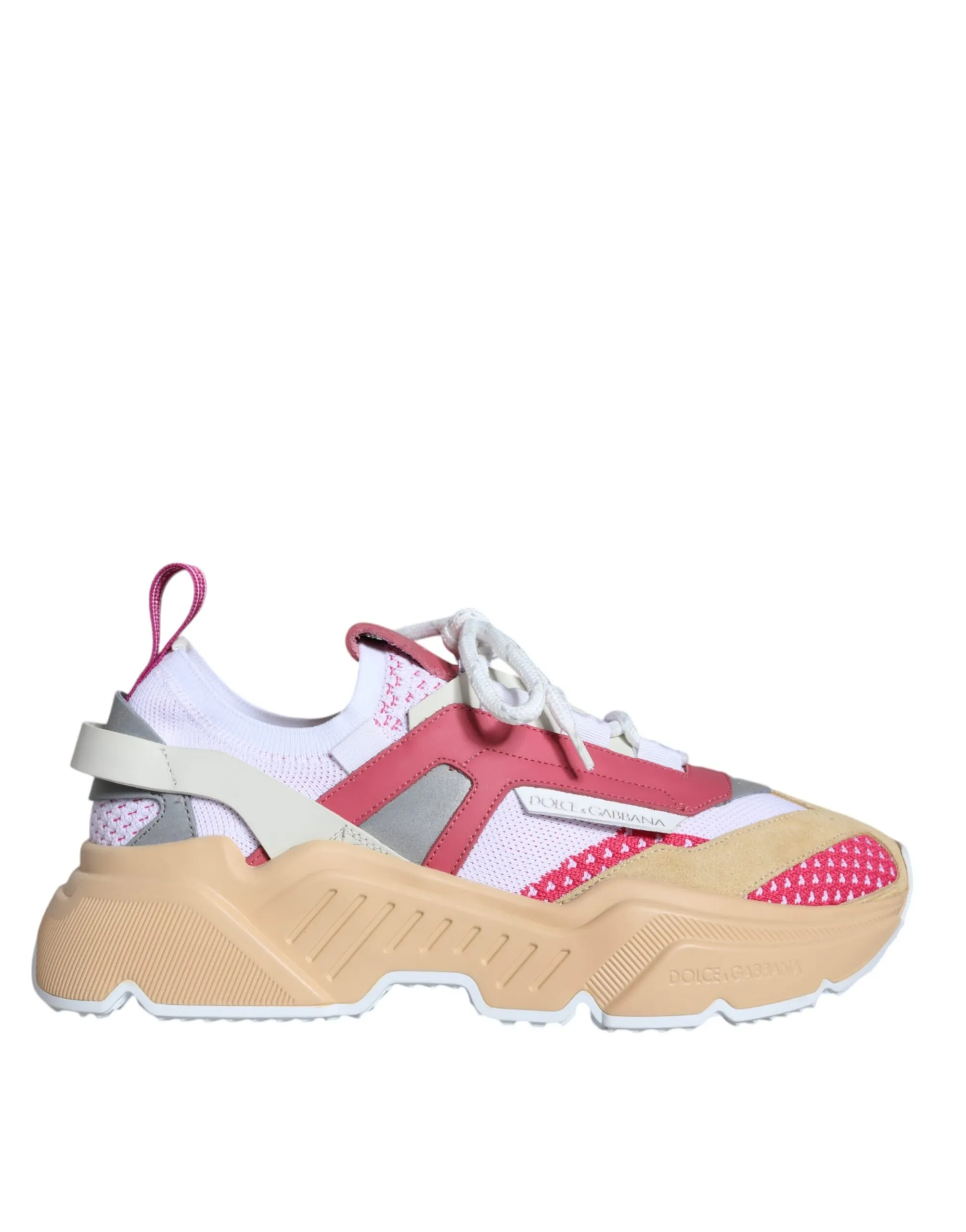 Dolce & Gabbana Women's Multicolor Leather Daymaster Sneakers Shoes