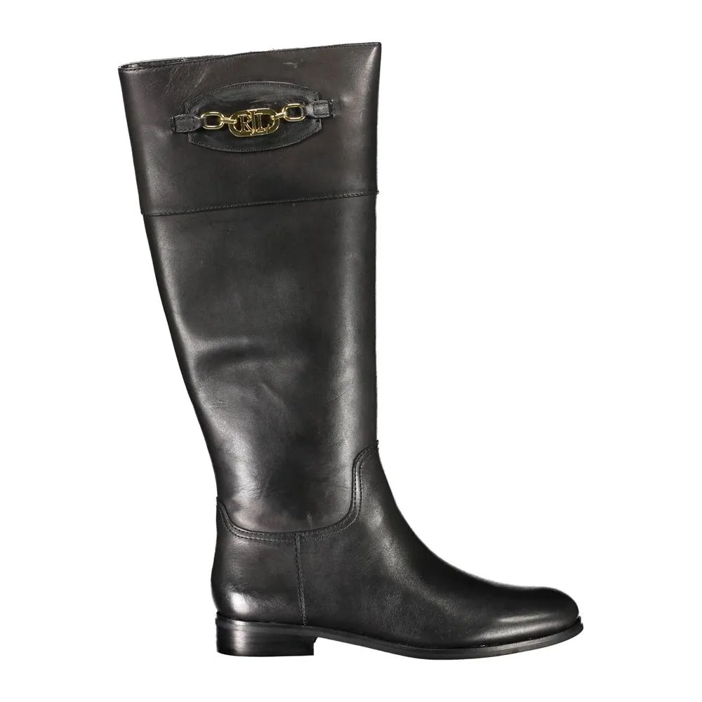 Ralph Lauren Women's Black Polyester Boot