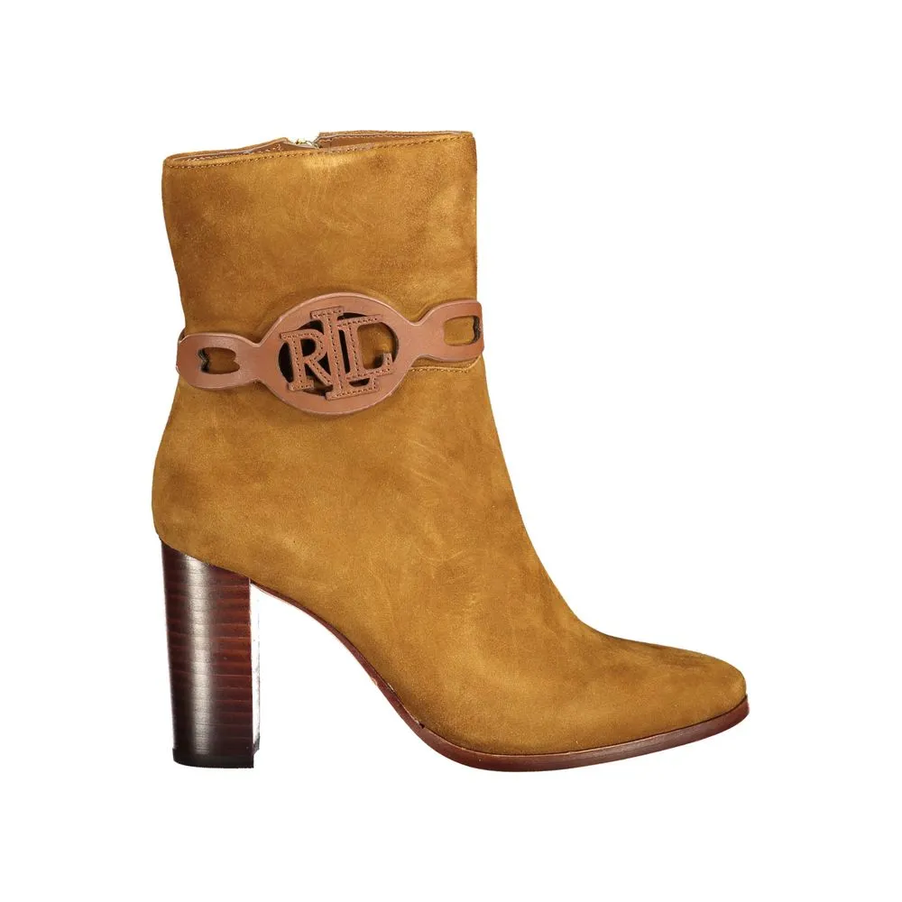 Ralph Lauren Women's Brown Leather Boot