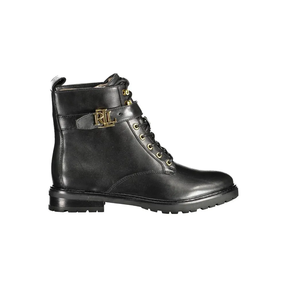 Ralph Lauren Women's Black Polyester Boot