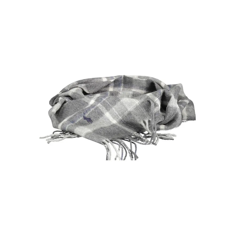 Ralph Lauren Women's Gray Wool Scarf