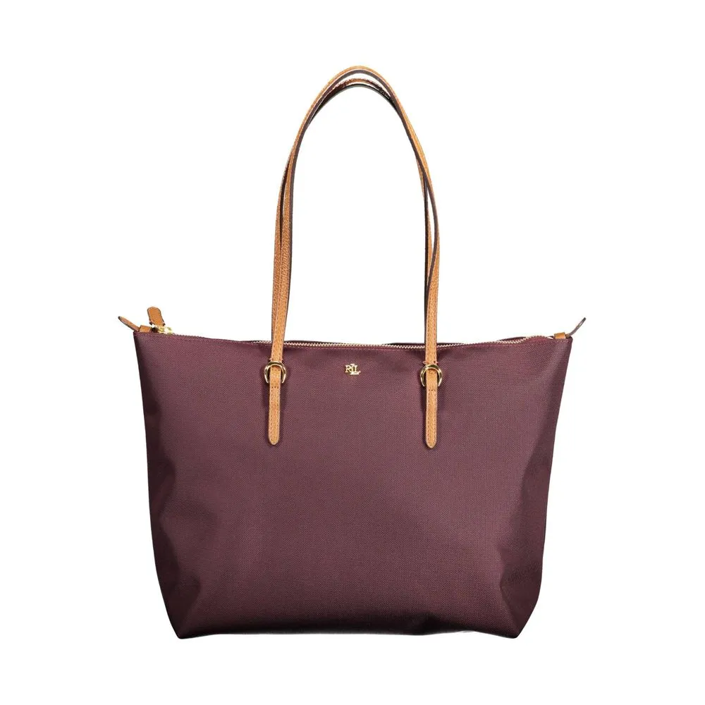 Ralph Lauren Women's Purple Nylon Handbag