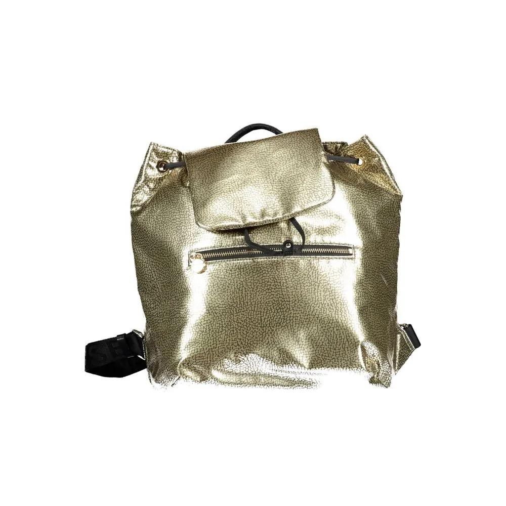 Borbonese Women's Gold Polyester Backpack