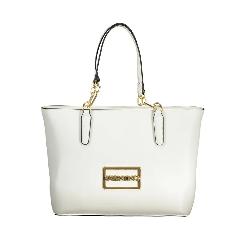 Valentino Bags Women's White Polyethylene Handbag