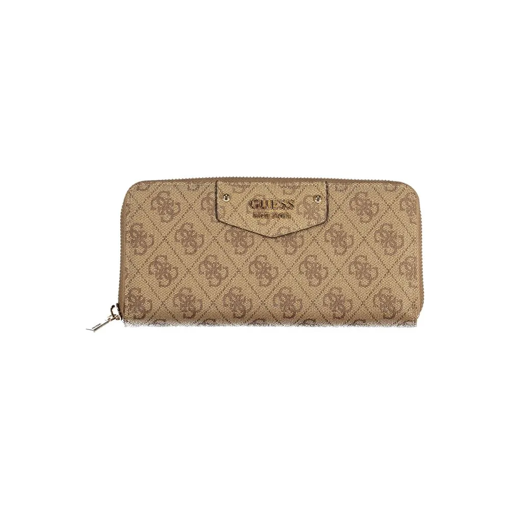 Guess Jeans Women's Beige Polyethylene Wallet