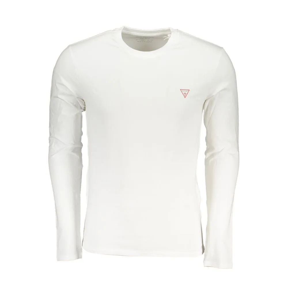 Guess Jeans Men's White Cotton T-Shirt