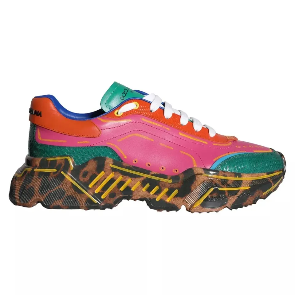 Dolce & Gabbana Men's Multicolor Daymaster Low Top Sneakers Shoes