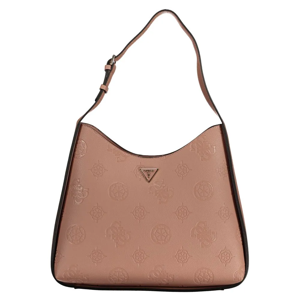 Guess Jeans Women's Pink Polyethylene Handbag