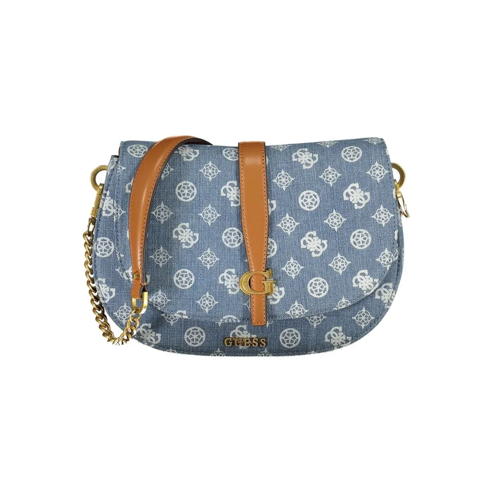 Guess Jeans Women's Light Blue Cotton Handbag