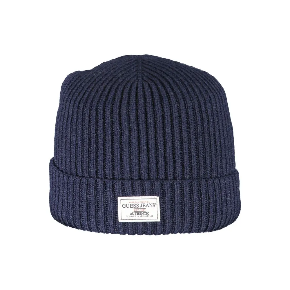 Guess Jeans Men's Blue Acrylic Hats & Cap