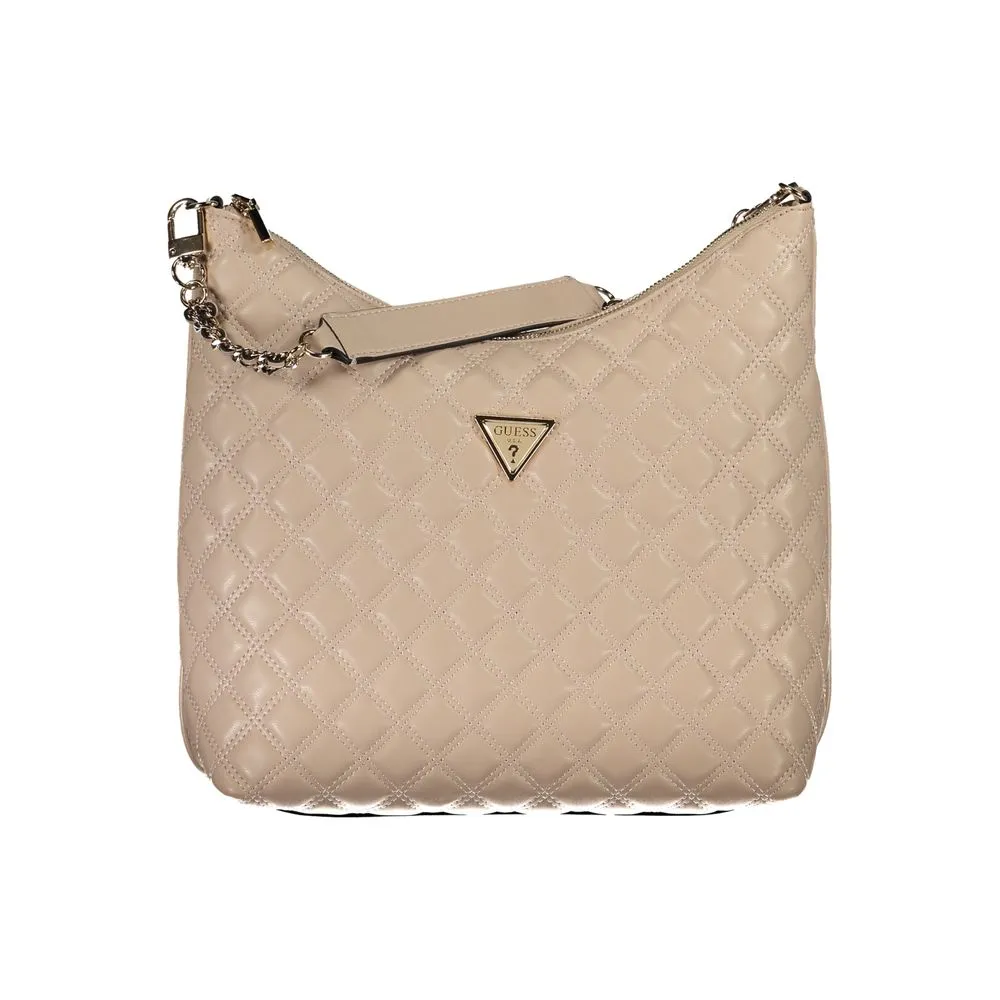 Guess Jeans Women's Beige Polyethylene Handbag