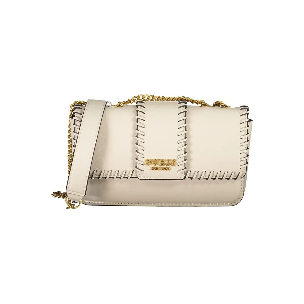 Guess Jeans Women's Beige Polyethylene Handbag