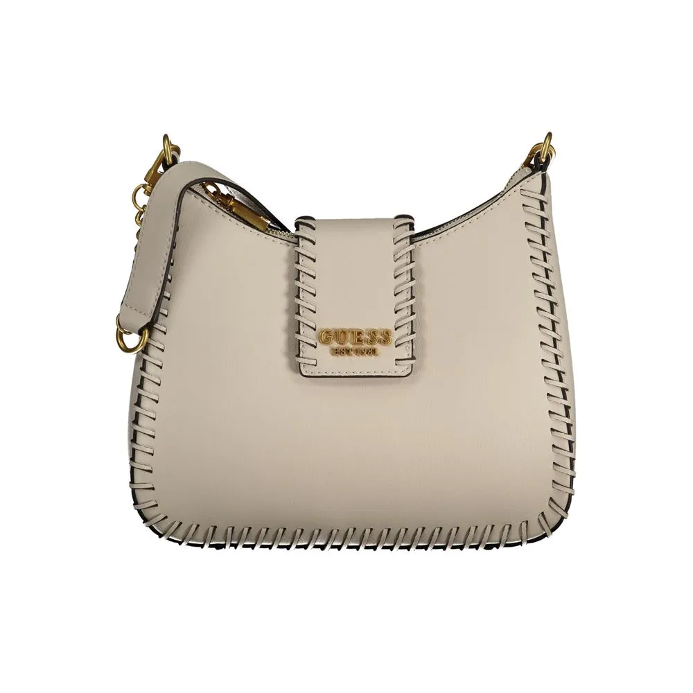 Guess Jeans Women's Beige Polyethylene Handbag
