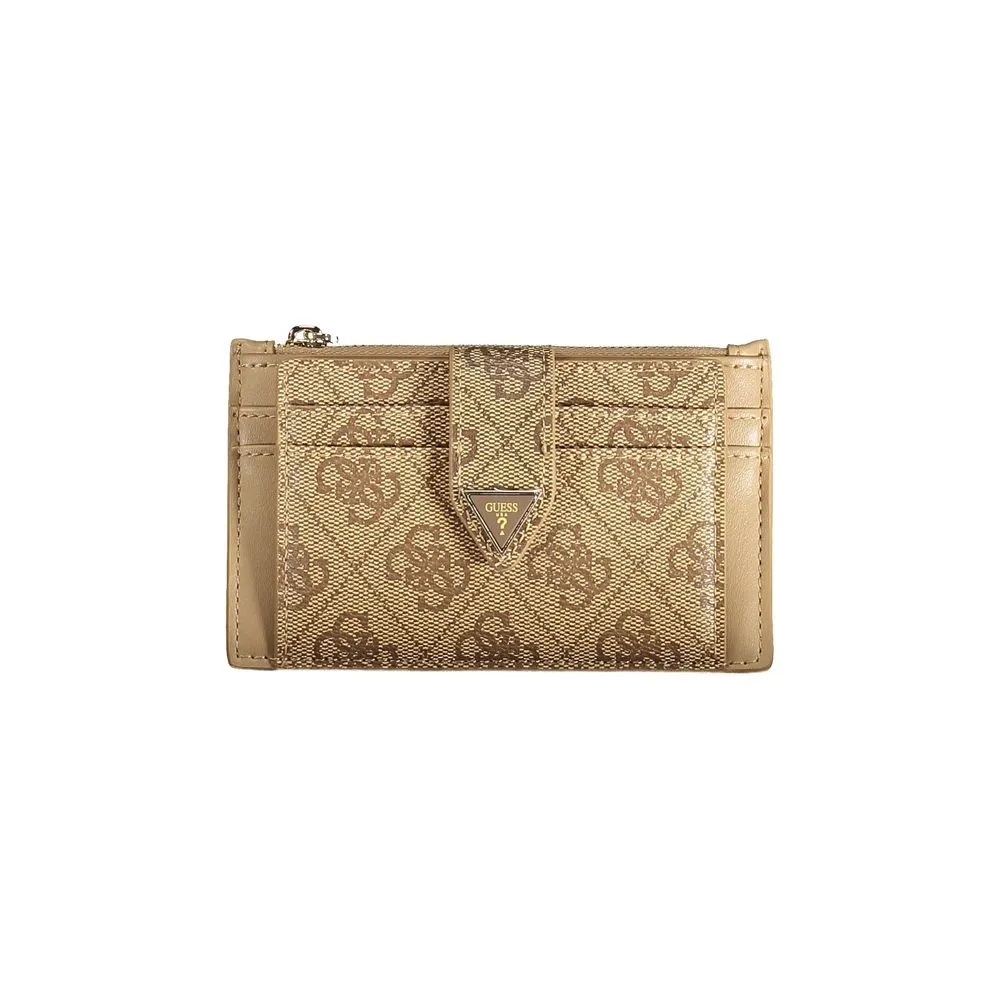 Guess Jeans Women's Beige Polyethylene Wallet