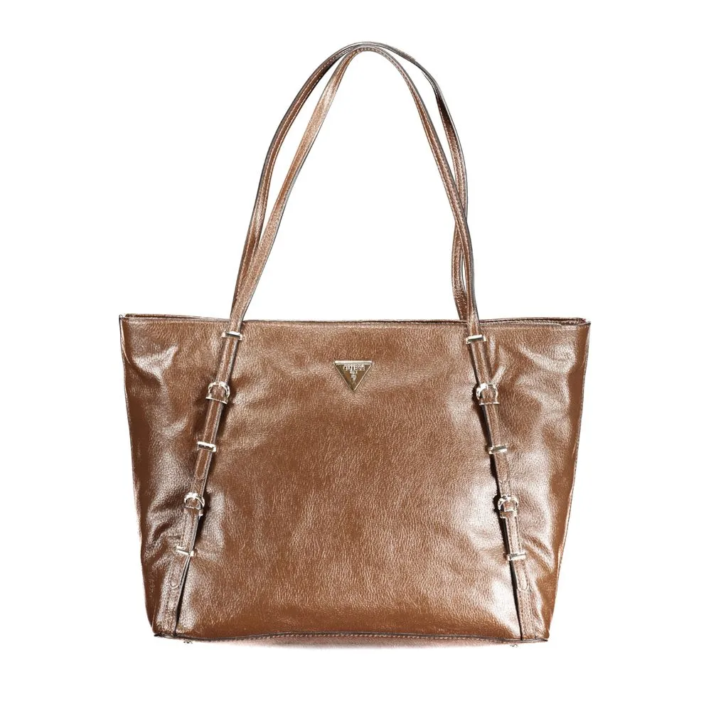 Guess Jeans Women's Brown Polyethylene Handbag