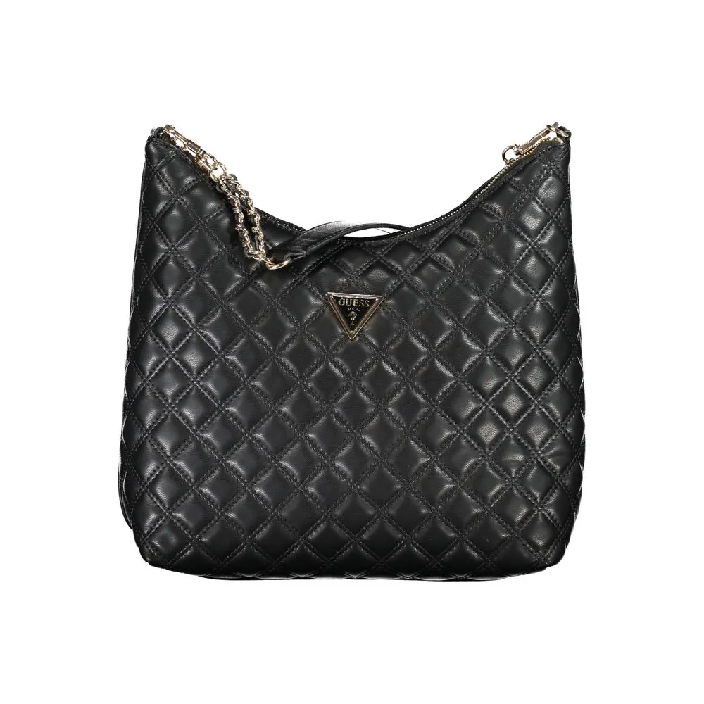 Guess Jeans Women's Black Polyethylene Handbag