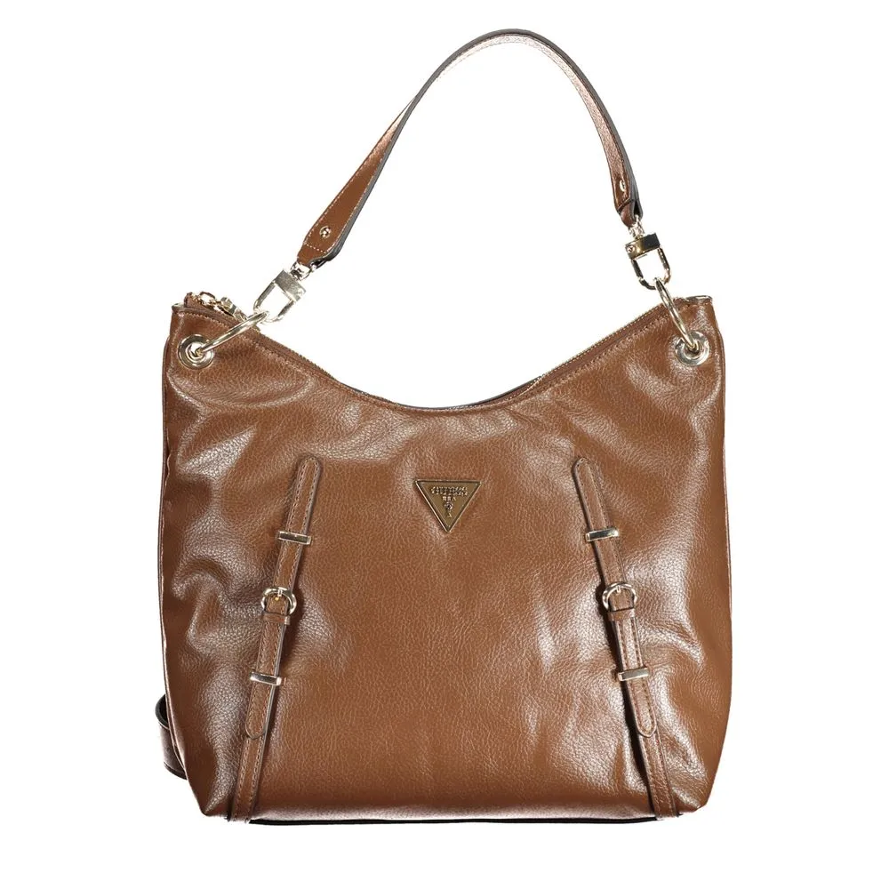 Guess Jeans Women's Brown Polyethylene Handbag