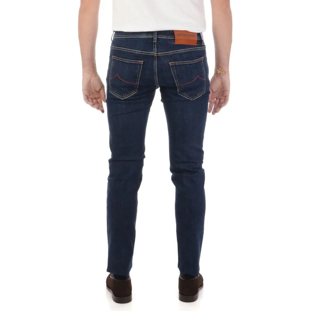 Jacob Cohen Men's Blue Cotton Jeans & Pant