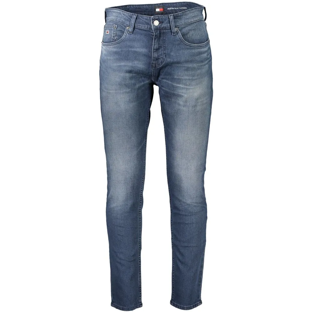 Tommy Hilfiger Men's Blue Cotton Jeans & Pant
