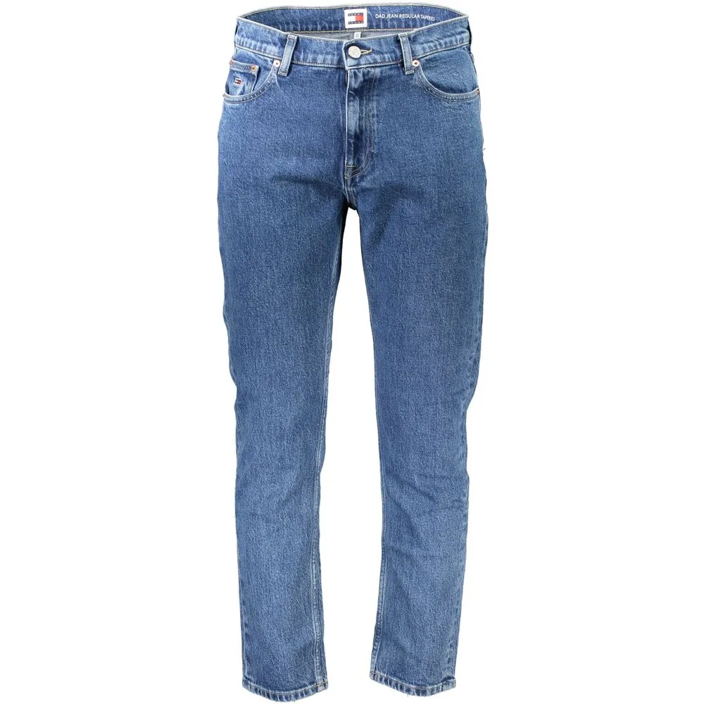 Tommy Hilfiger Men's Blue Cotton Jeans & Pant