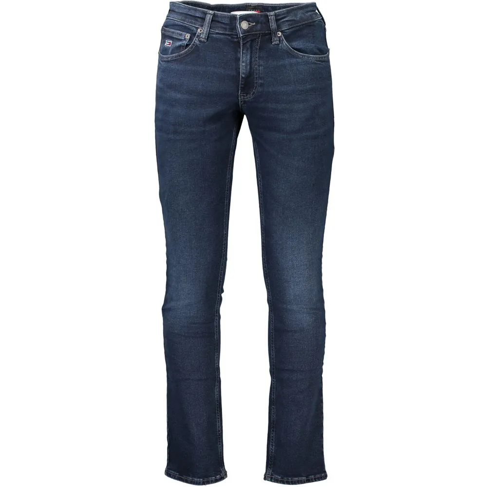 Tommy Hilfiger Men's Blue Cotton Jeans & Pant
